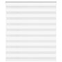 Voir la diapositive 1 : VIDAXL Store zebre blanc 130x100 cm largeur du tissu 125,9cm polyester