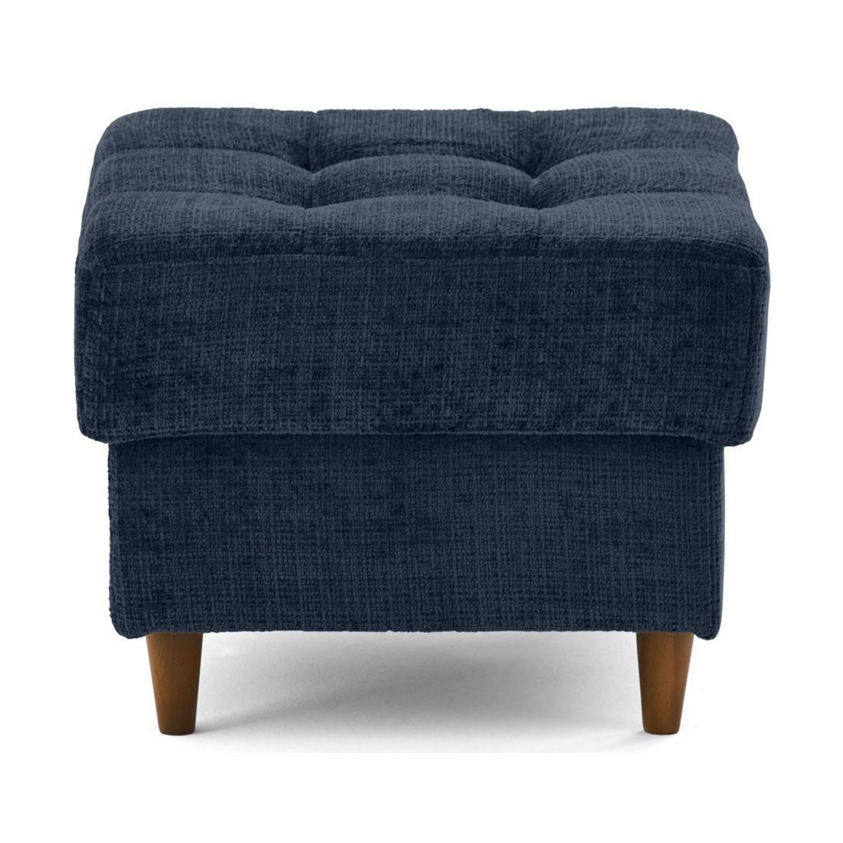 LISA DESIGN Anna - pouf en velours texturé - pieds en bois