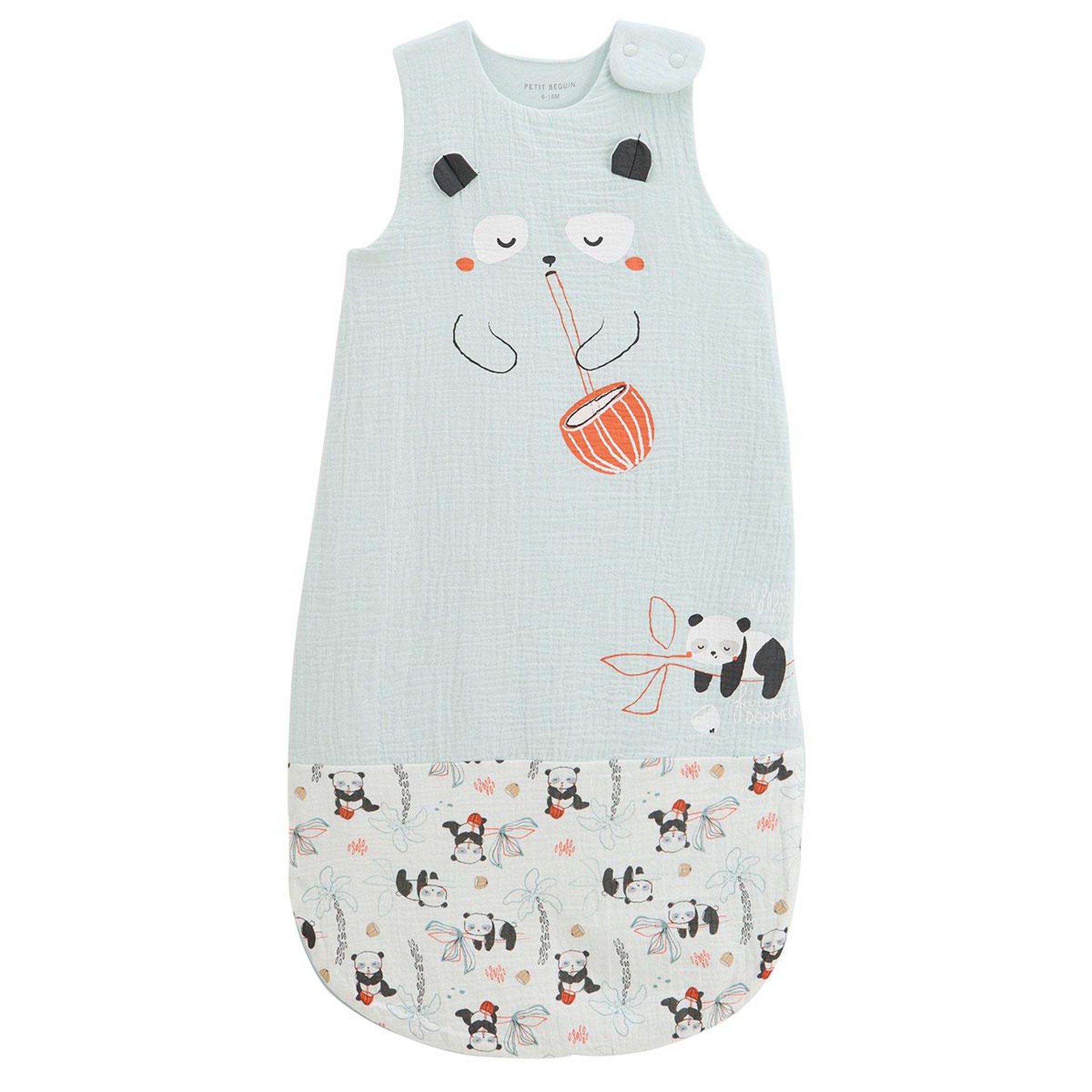 Voir la diapositive 1 : Petit BÃ©guin Gigoteuse d'été en gaze de coton bento