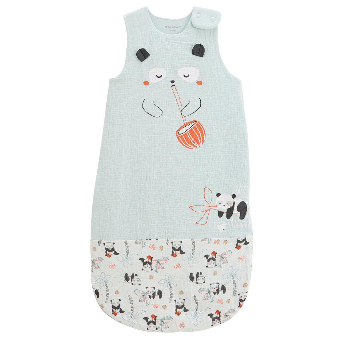 Petit Béguin Gigoteuse d'été en gaze de coton Bento