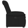 Voir la diapositive 5 : VIDAXL Fauteuil inclinable noir tissu
