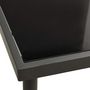 Voir la diapositive 3 : VIDAXL Table a dîner d'exterieur Anthracite 80x80x72 cm Verre et acier
