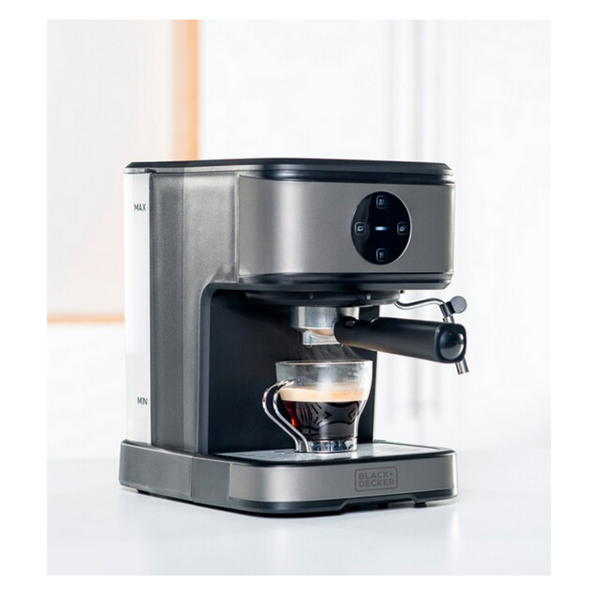 Black et Decker Machine à expresso 20 bars inox bronze - bxco850e