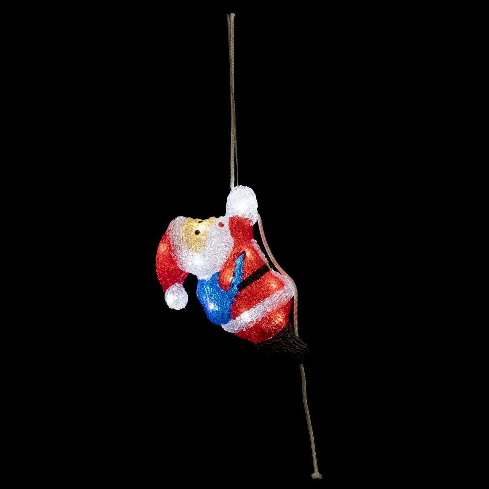 FEERIC LIGHT & CHRISTMAS Décoration lumineuse led  père noël  24m multicolore