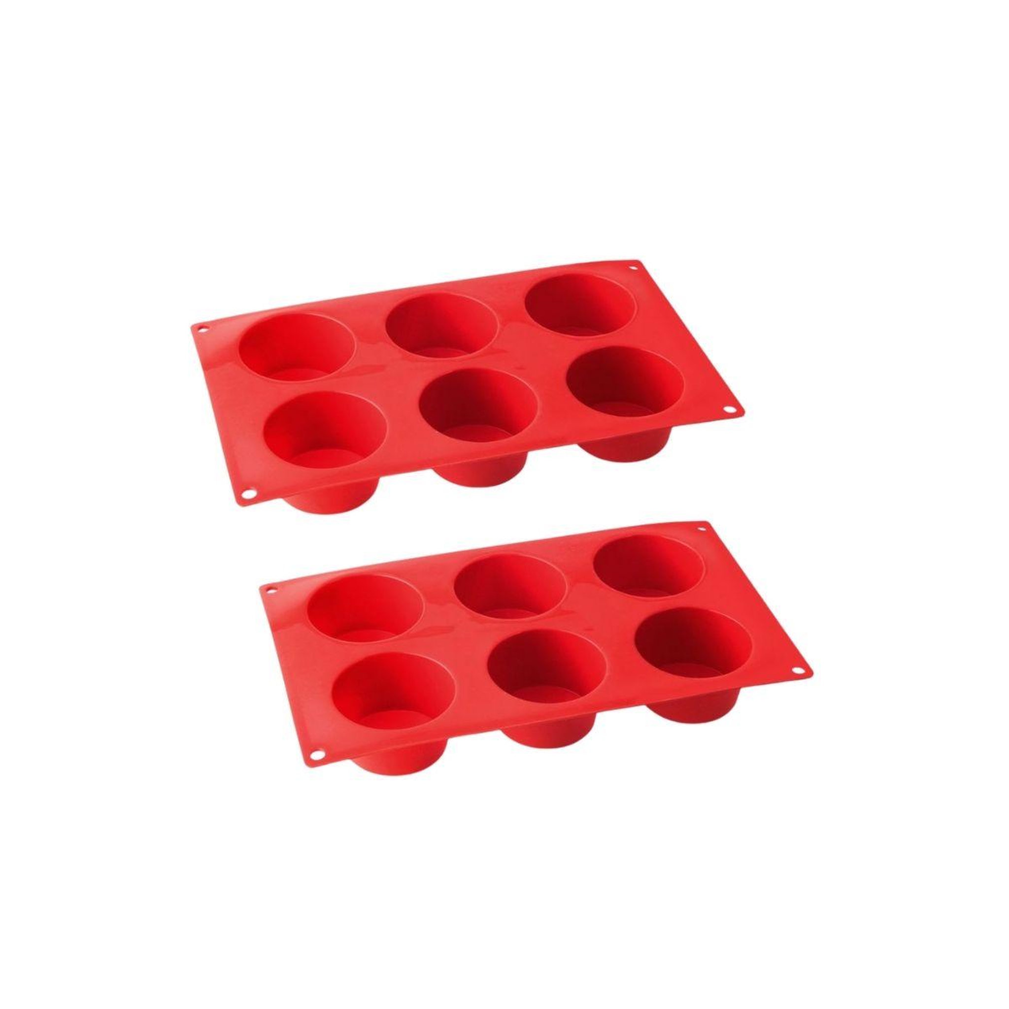 DR.OETKER Lot de 2 moules à gâteaux 30/30 cm en silicone dr oetker flexxibel love