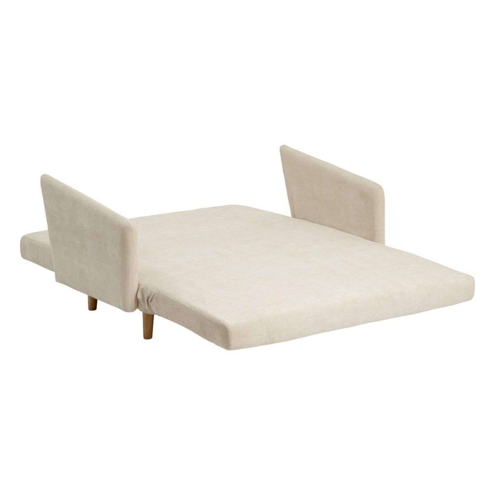 Voir la diapositive 4 : Paris Prix Canapé convertible 2 places  milo  155cm ivoire