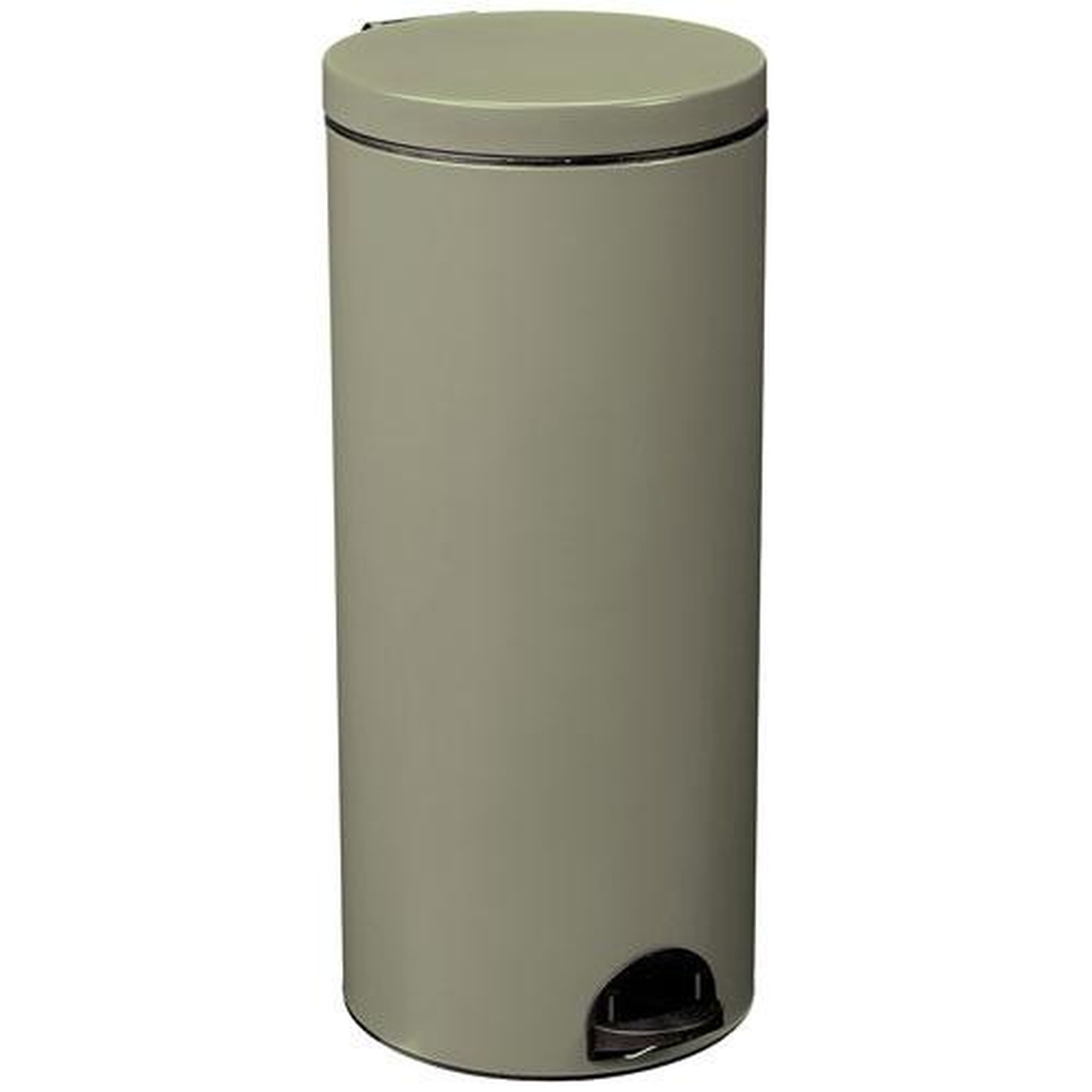 Rossignol Poubelle à pédale 30l gris vert - 90319