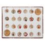 Voir la diapositive 2 : ATMOSPHERA Calendrier de l'Avent  Bijoux  21cm Rouge