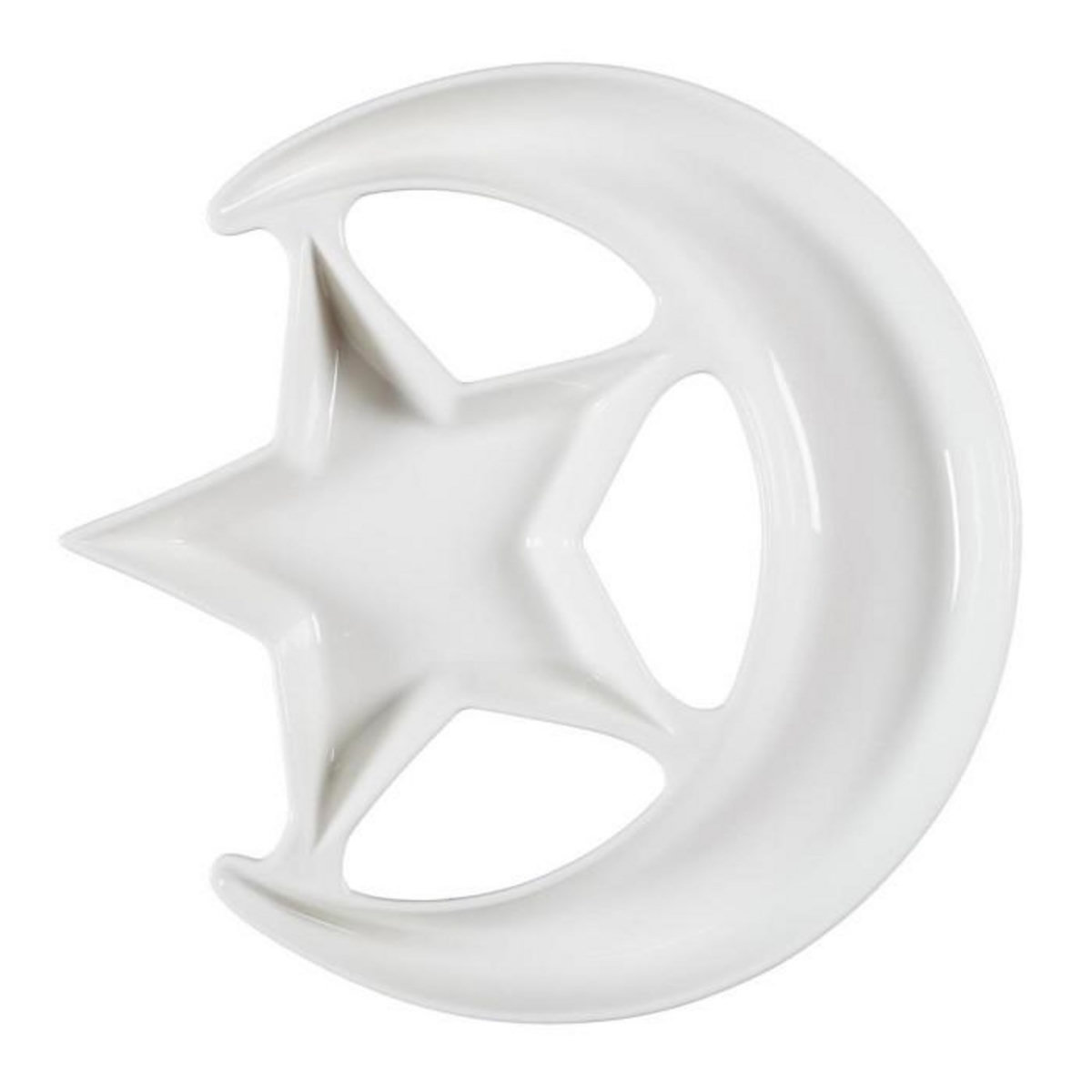 Paris Prix Plat de Présentation  Nuit Étoilée  25cm Blanc