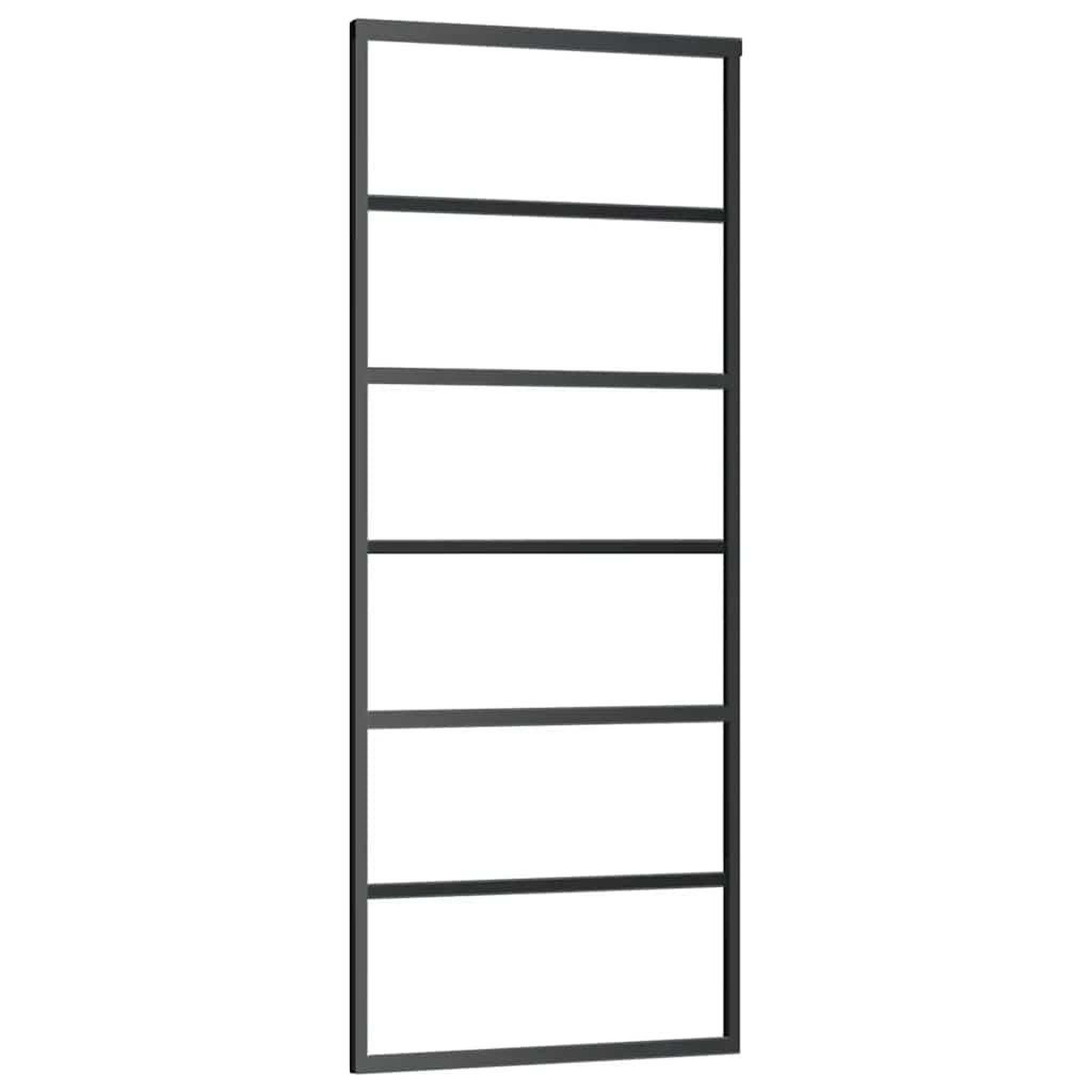 Voir la diapositive 3 : VIDAXL Porte coulissante avec kit de quincaillerie 76x205 cm Verre ESG