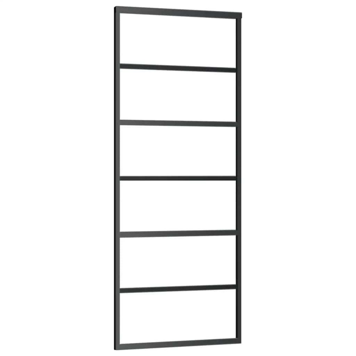 VIDAXL Porte coulissante avec kit de quincaillerie 76x205 cm Verre ESG