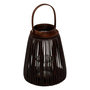 Voir la diapositive 1 : ATMOSPHERA Lanterne Avec Anse  Hopia  31cm Marron