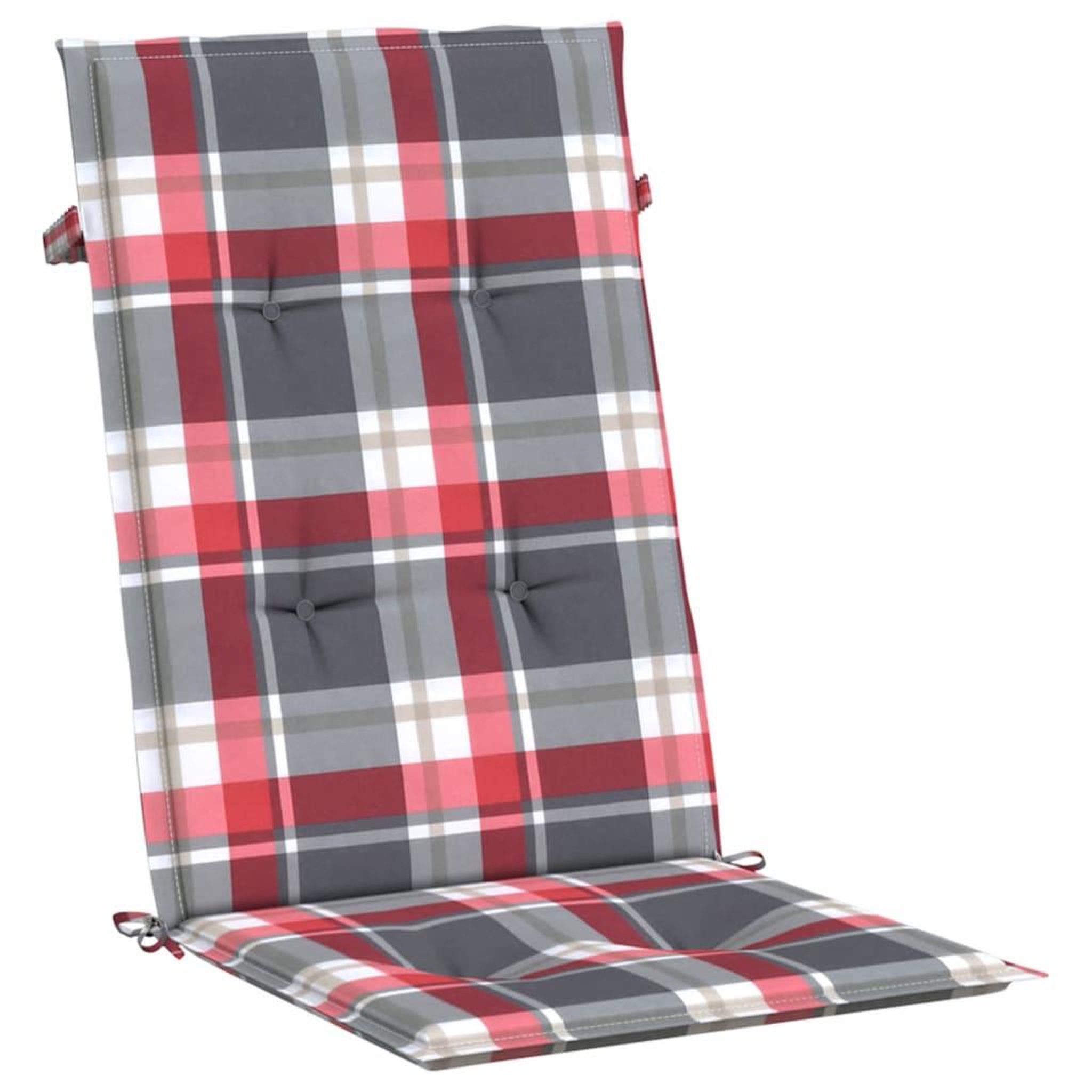 Voir la diapositive 5 : VIDAXL Coussins de chaise de jardin a dossier haut lot de 6 120x50x3cm