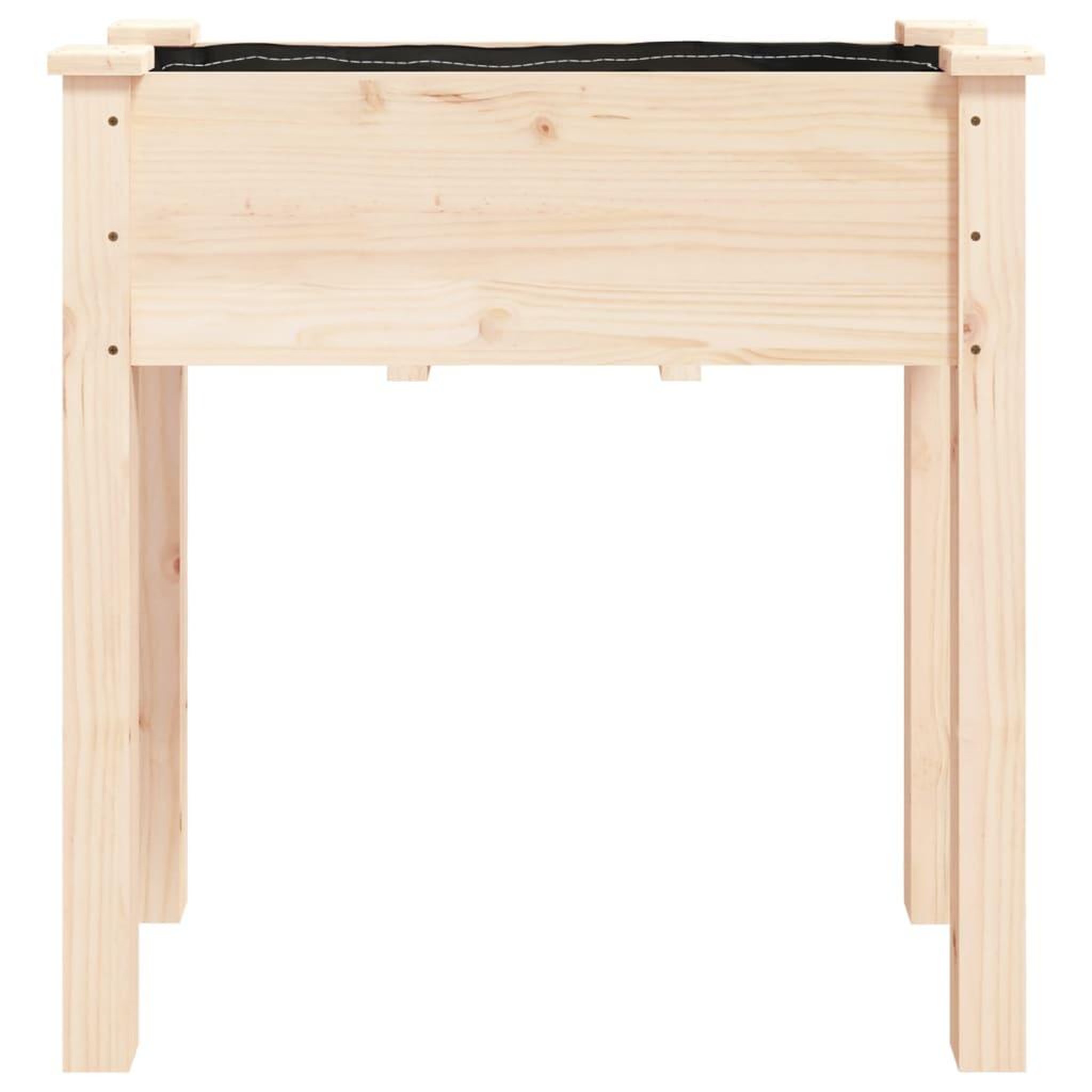 Voir la diapositive 4 : VIDAXL Jardiniere avec doublure 71x37x76 cm bois massif de sapin