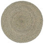 Voir la diapositive 2 : VIDAXL Napperons 6 pcs Gris Plain 38 cm Rond Jute