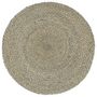 Voir la diapositive 2 : VIDAXL Napperons 6 pcs Gris Plain 38 cm Rond Jute