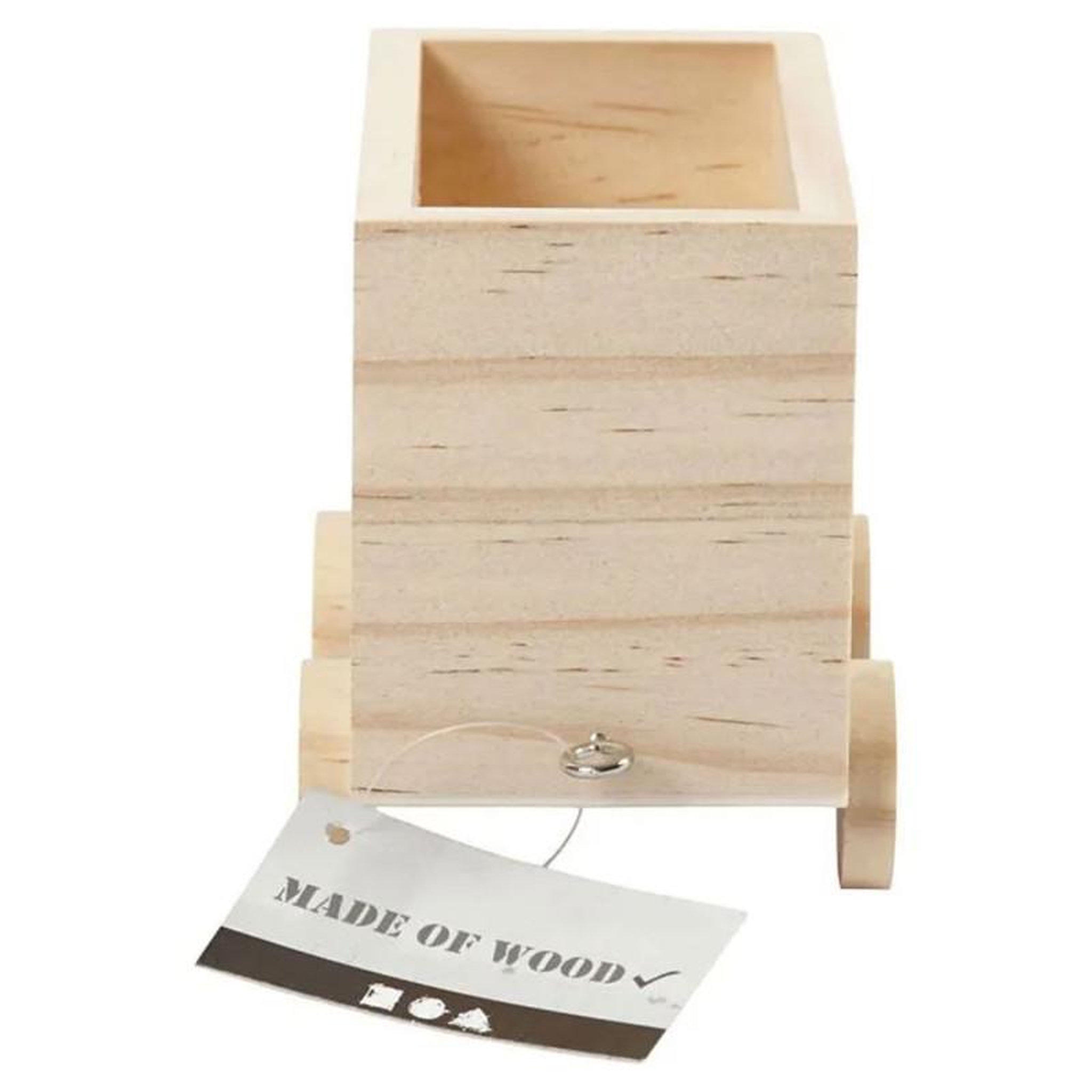 Voir la diapositive 4 : CREATIV COMPANY Creativ Company - Wooden Train Wagon 57978