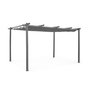 Voir la diapositive 1 : SWEEEK Pergola aluminium - Isla 3x4m - Tonnelle idéale pour votre terrasse, toit rétractable, toile coulissante, structure aluminium