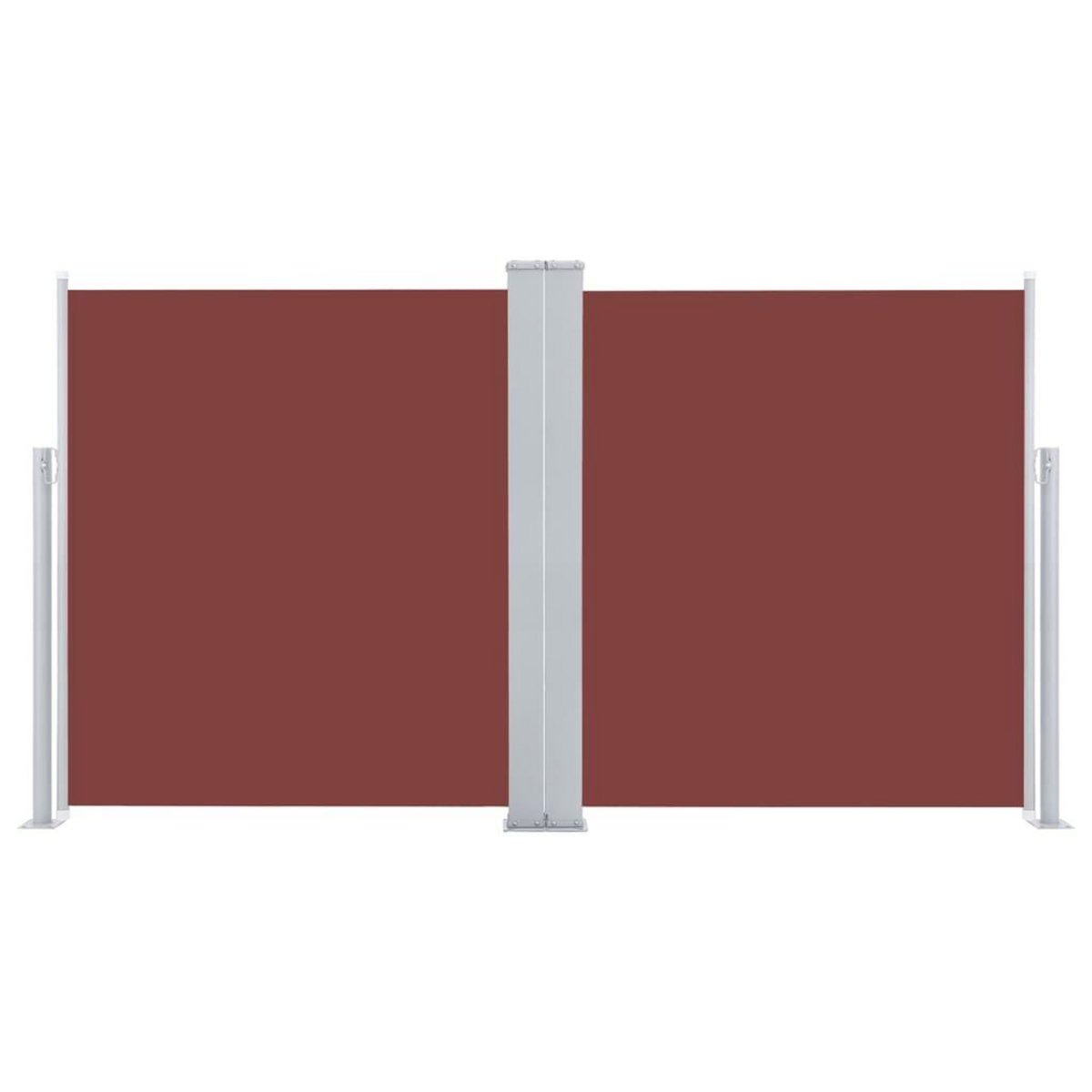 VIDAXL Auvent lateral retractable 170 x 600 cm Marron