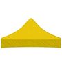 Voir la diapositive 4 : VIDAXL Toit de tente de reception 2x2 m Jaune 270 g/m^2