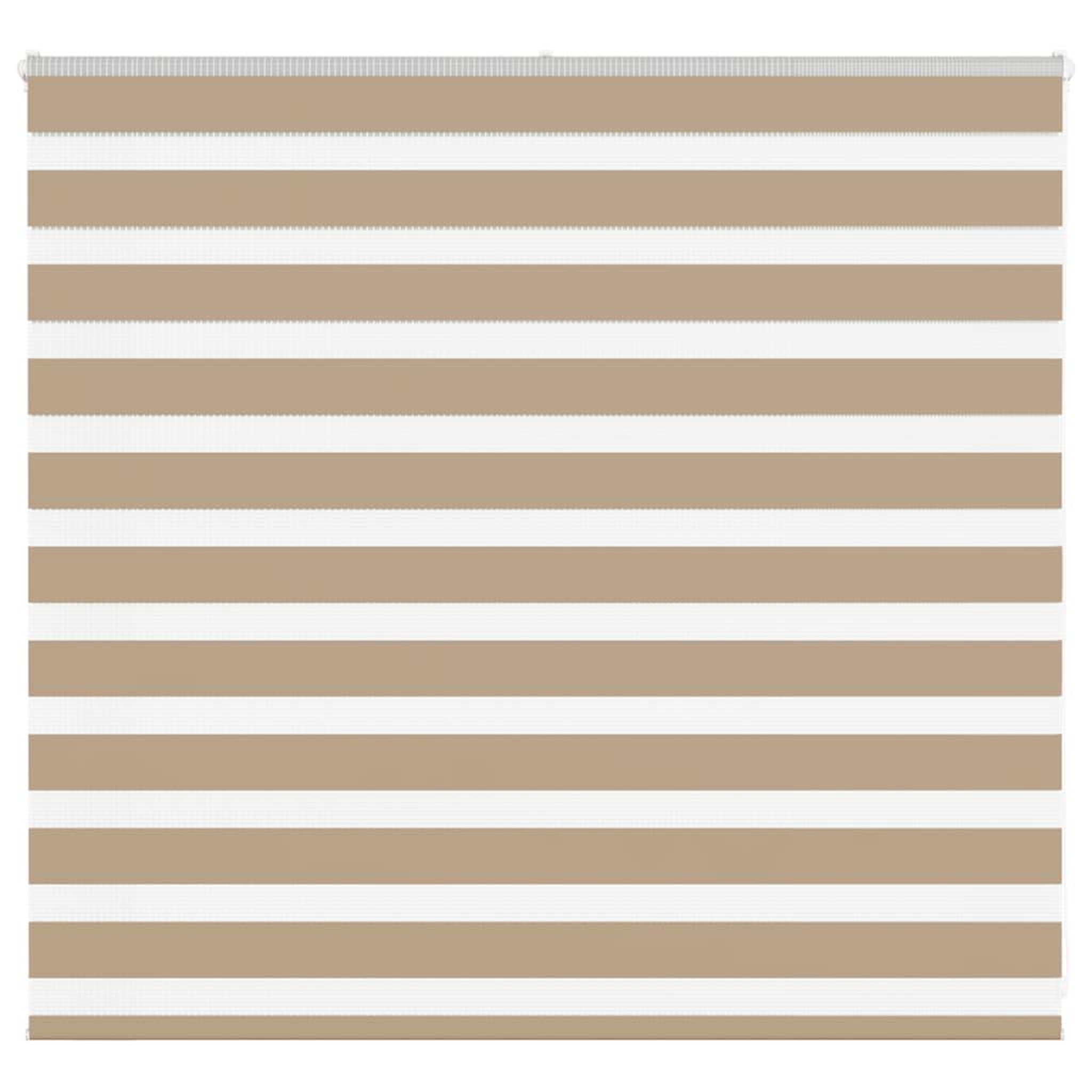 VIDAXL Store zebre marron sable largeur du tissu 155,9 cm polyester