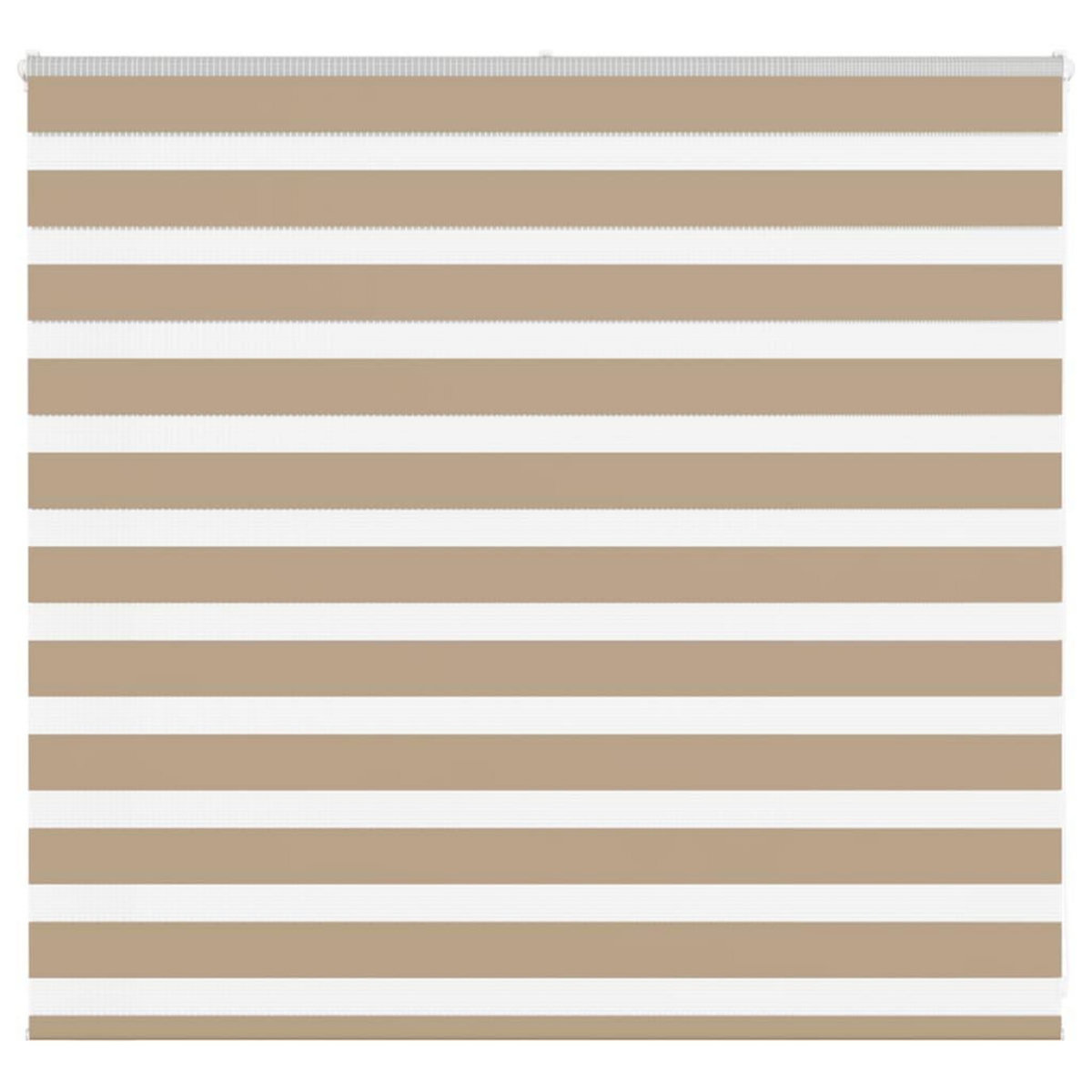 VIDAXL Store zebre marron sable largeur du tissu 155,9 cm polyester