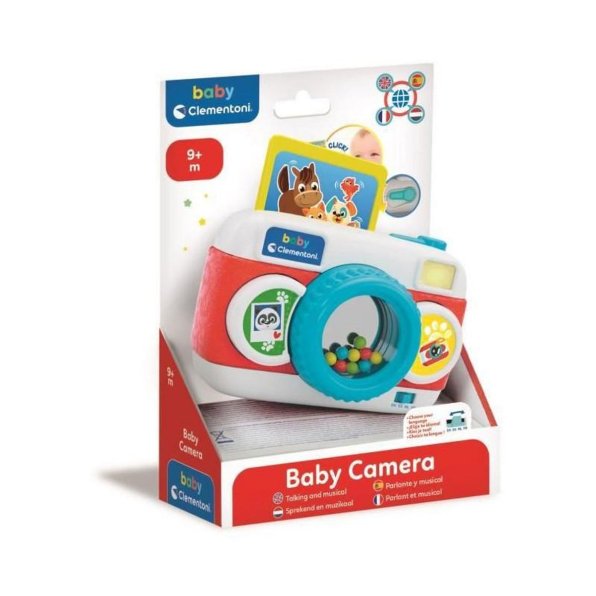 CLEMENTONI L'appareil photo de Bébé parlant CLEMENTONI
