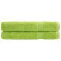 Voir la diapositive 1 : VIDAXL Serviettes de qualité supérieure SOLUND 2 pcs vert pomme