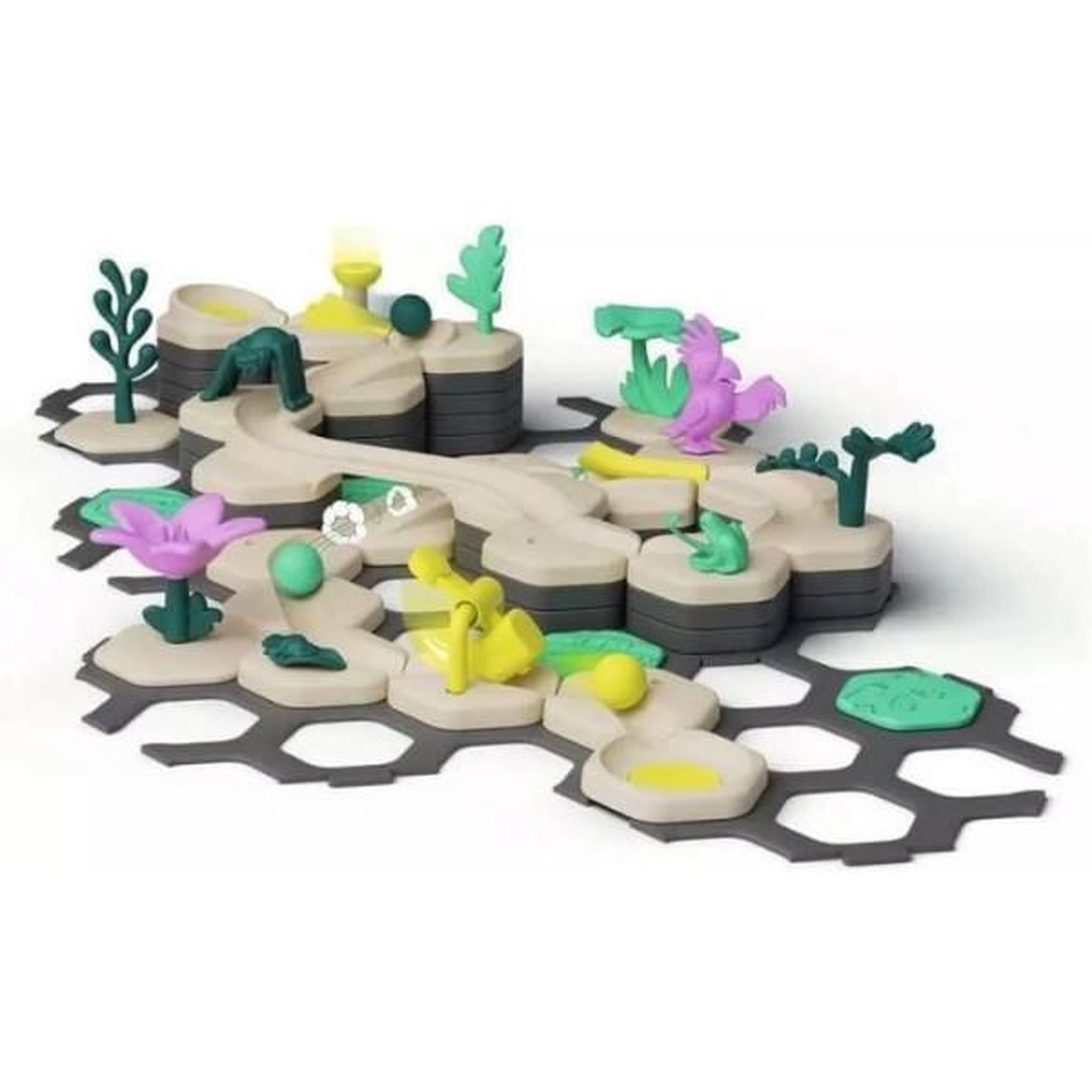 Voir la diapositive 2 : RAVENSBURGER Gravitrax junior - starter set my jungle 97 pieces - circuit de billes - jeu de construction créatif - ravensburger - des 3 ans