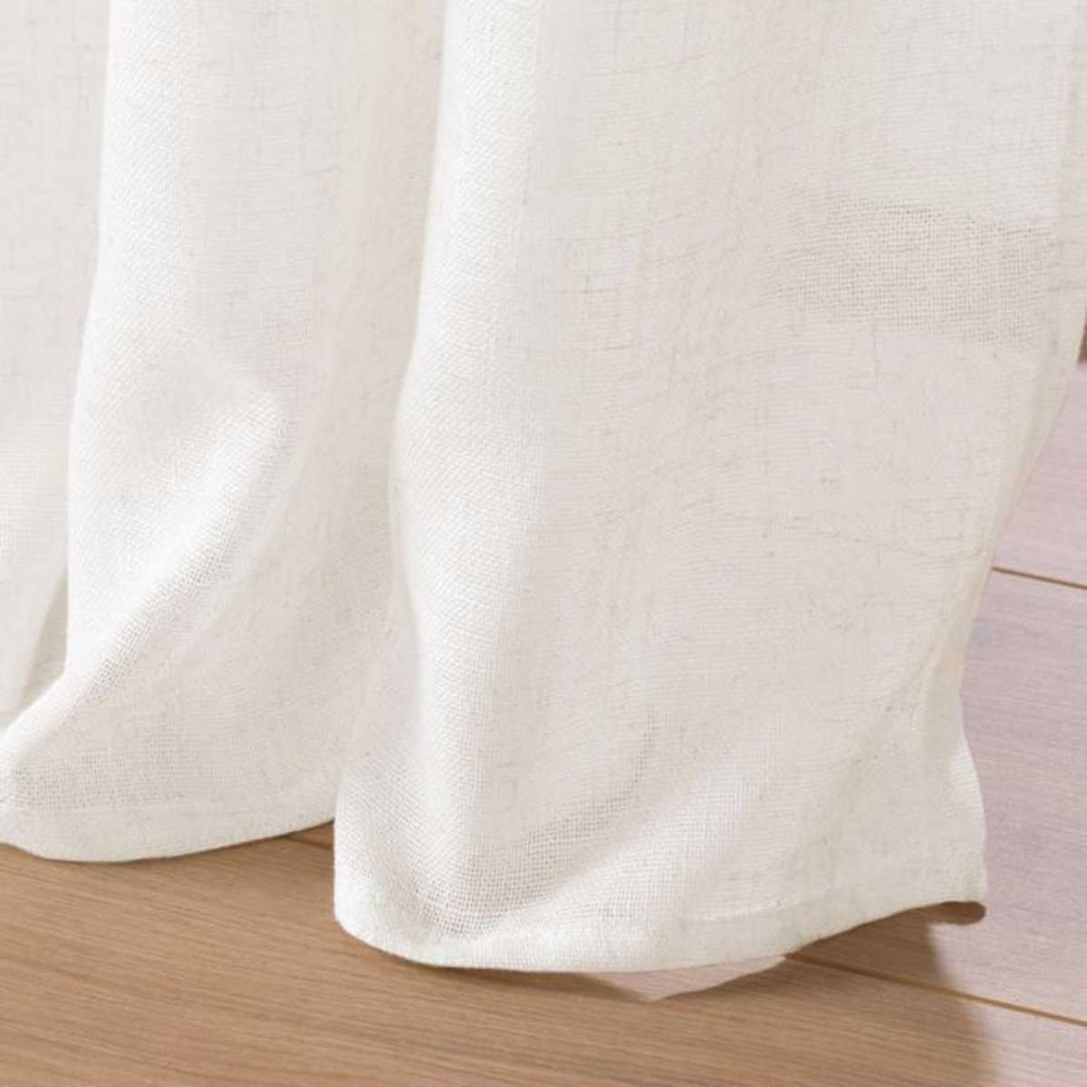 Paris Prix Rideau Voilage à Œillets  Cloris  140x280cm Naturel