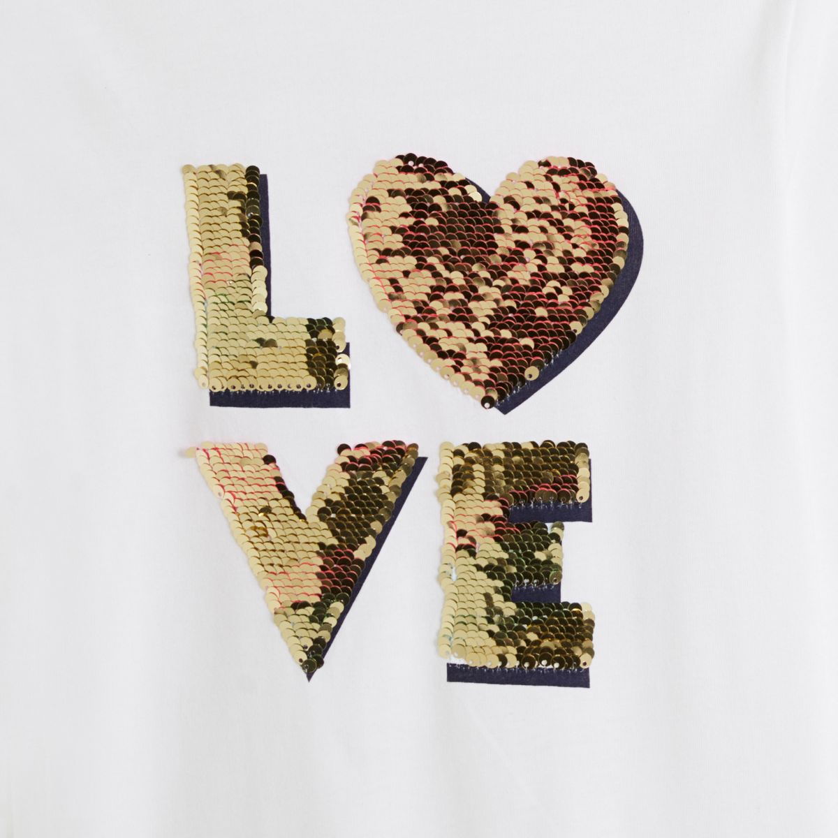 INEXTENSO T-shirt manches longues blanc fille 