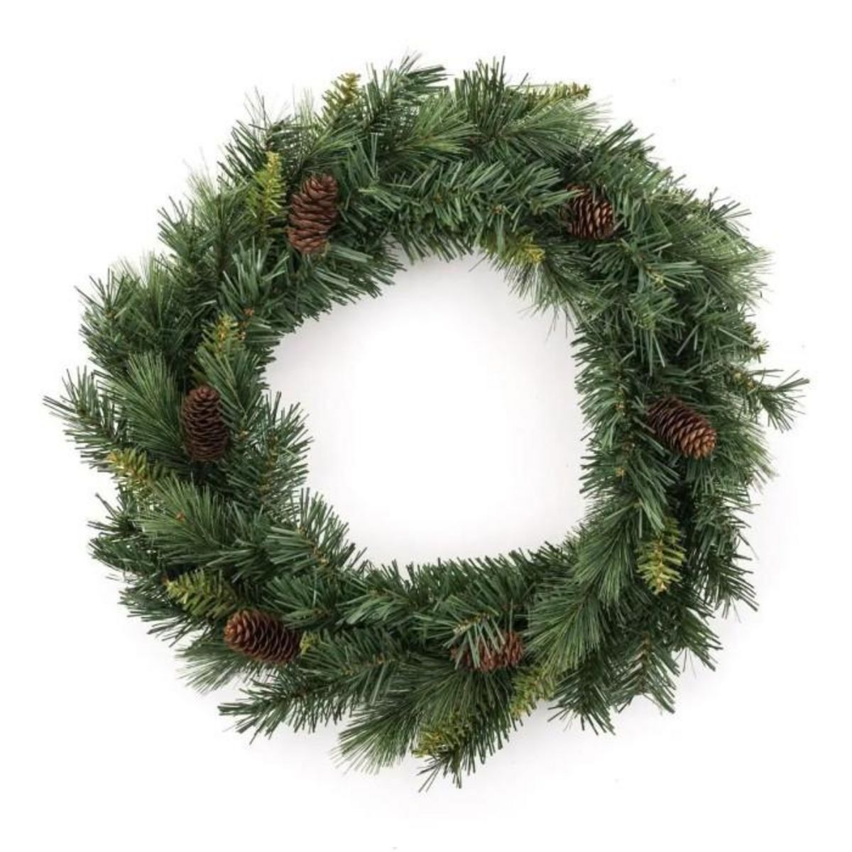 FEERIC LIGHT & CHRISTMAS Couronne de Noël  Royal Majestic  40cm Vert
