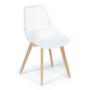 Voir la diapositive 5 : ID MARKET Lot de 6 chaises BONNIE mix color blanc, gris clair, gris foncé x2, bleu canard x2