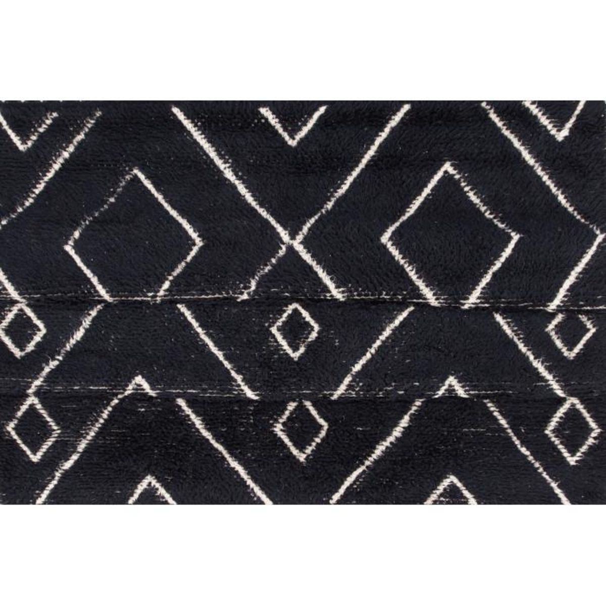 Paris Prix Tapis Déco en Laine  David  162x230 Noir
