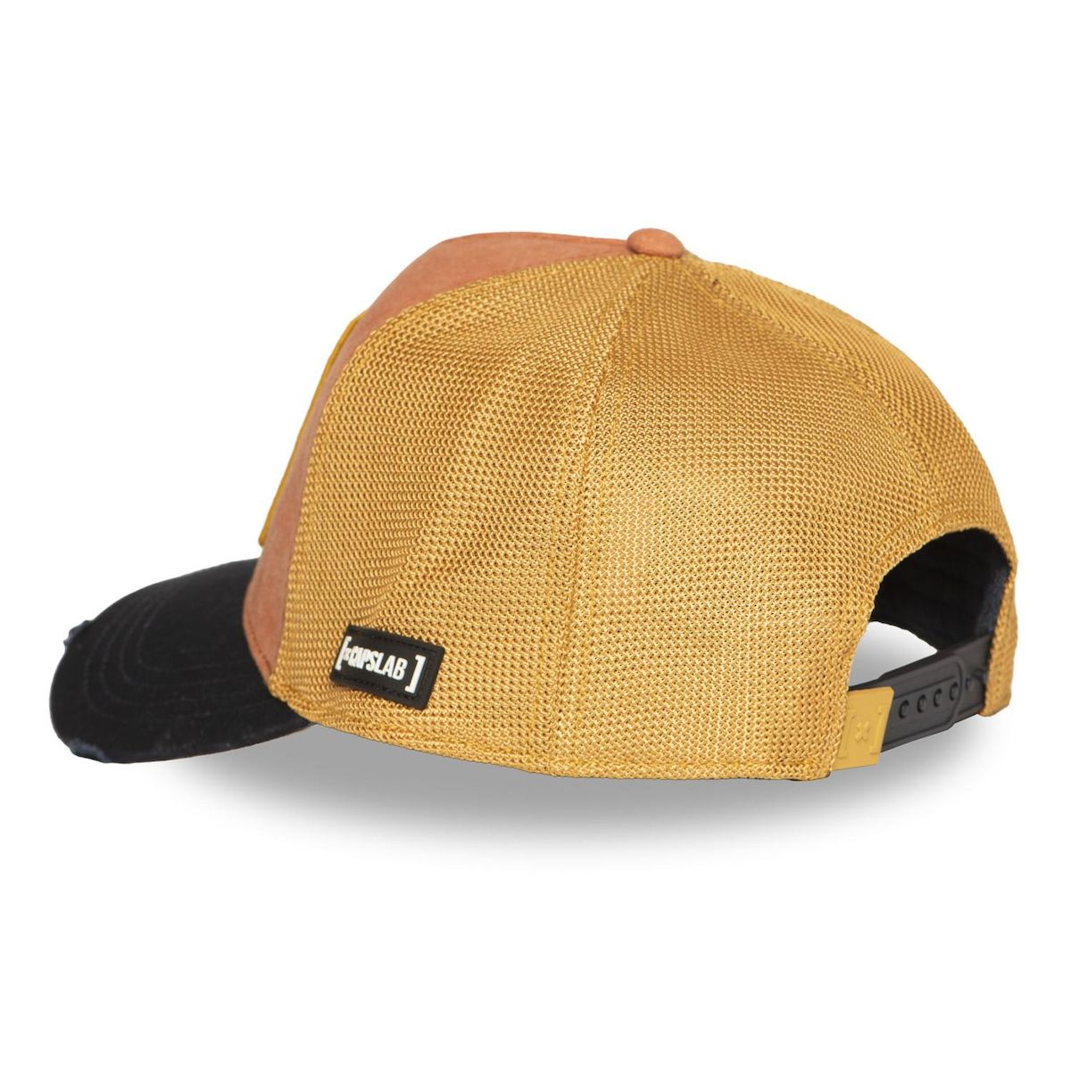 CAPSLAB Casquette trucker prenium Lucky Old Brown