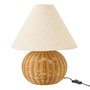 Voir la diapositive 1 : Paris Prix Lampe à Poser en Rotin  Tanisha  42cm Naturel