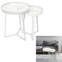 Voir la diapositive 3 : The Home Deco Factory Lot de 2 tables gigognes