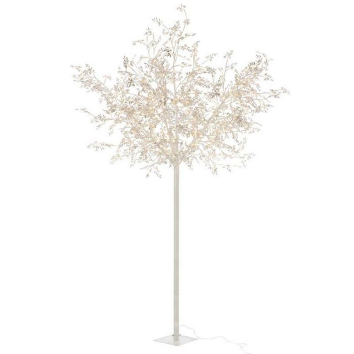 Paris Prix Statue Déco à LED  Arbre Feuilles  250m Argent