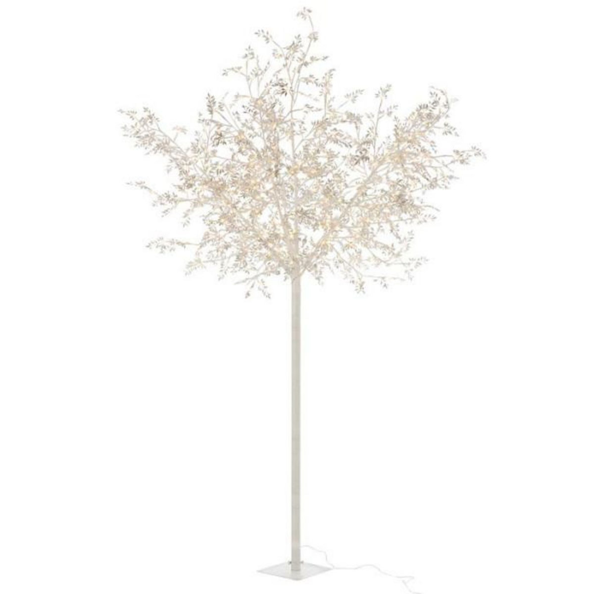 Paris Prix Statue Déco à LED  Arbre Feuilles  250m Argent