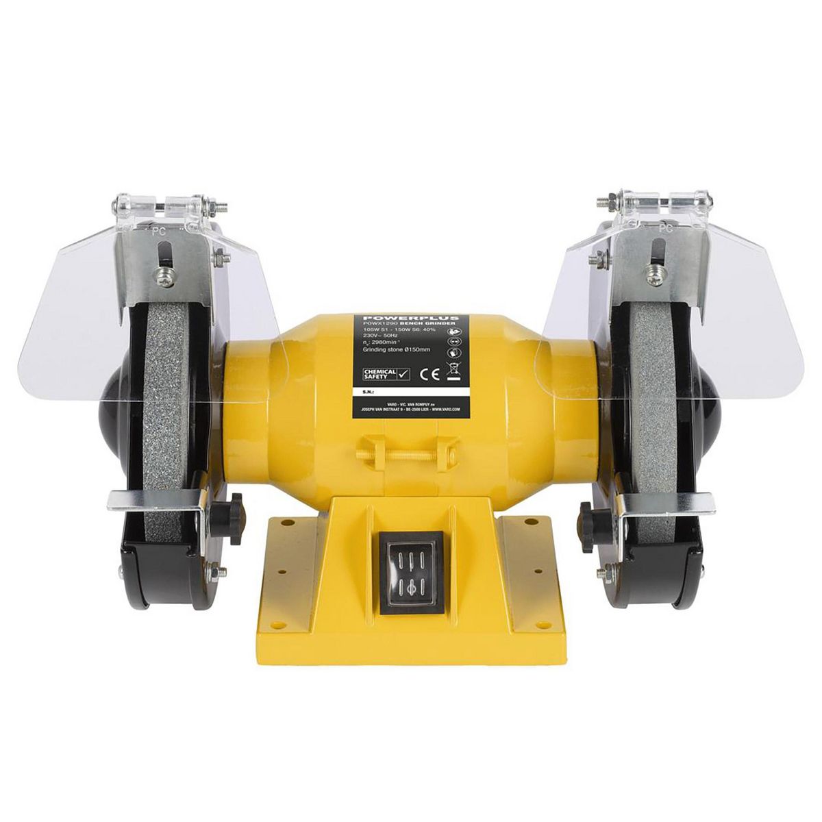 POWERPLUS Touret à meuler d'établi 150w POWERPLUS