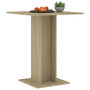 Voir la diapositive 3 : VIDAXL Table de bistro Chene sonoma 60x60x75 cm Bois d'ingenierie
