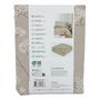Voir la diapositive 6 : COTON PUR Pack complet housse de couette réversible pour lit 90 x 190 cm Landscape naturel