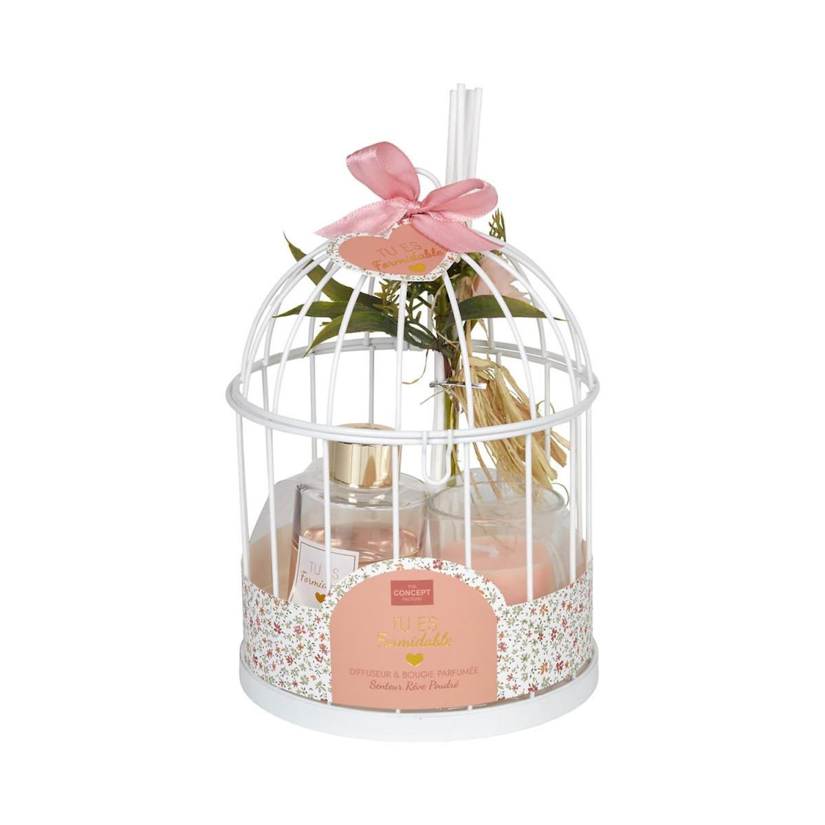 Paris Prix Coffret Senteur  Cage  20cm Rêve Poudré