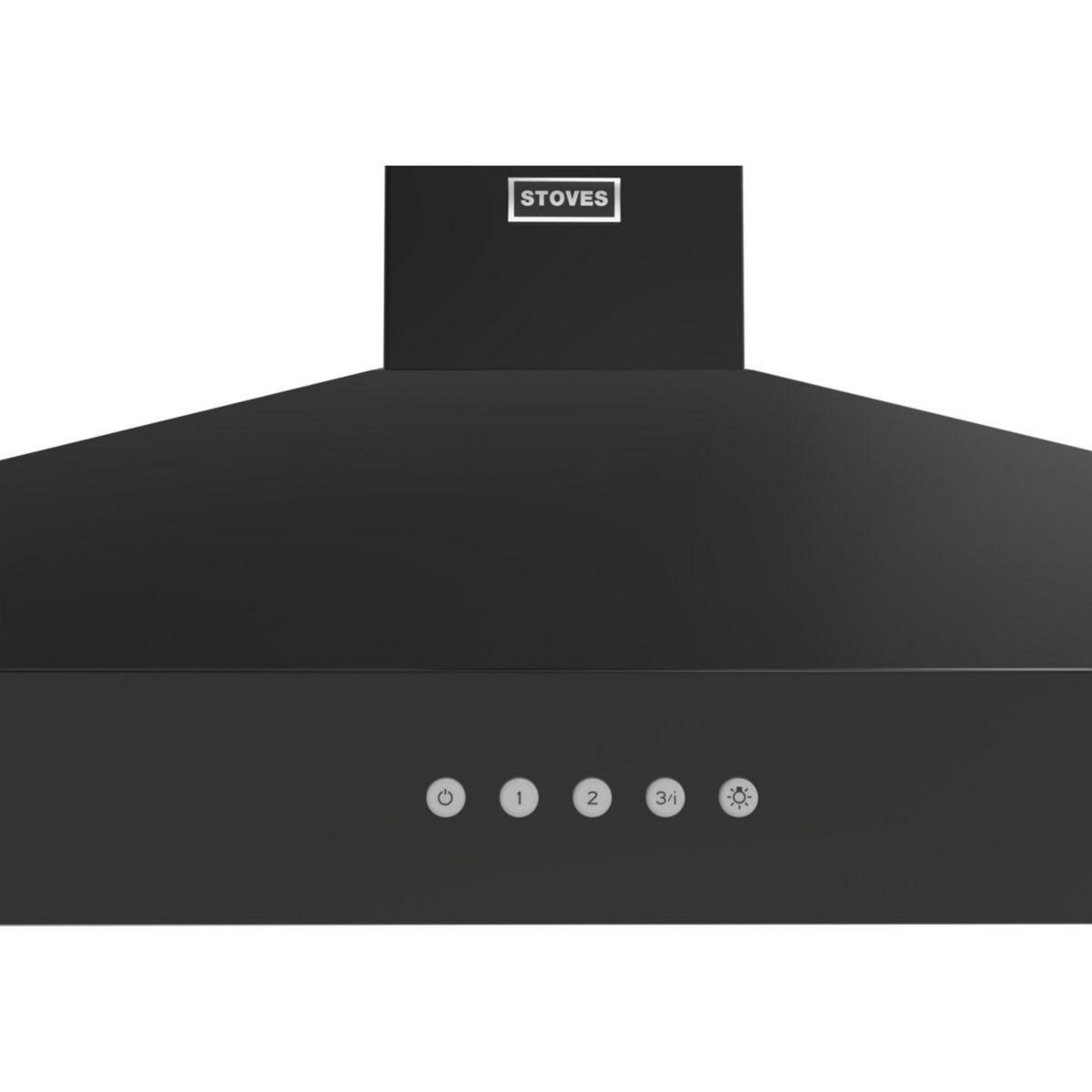 STOVES Hotte décorative murale HOTPYR90NOIR