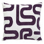 Voir la diapositive 1 : ATMOSPHERA Coussin Déco Chenille  Safina  40x40cm Violet