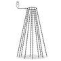 Voir la diapositive 5 : VIDAXL Guirlande lumineuse filet d'arbre de Noël 250 LED 250 cm