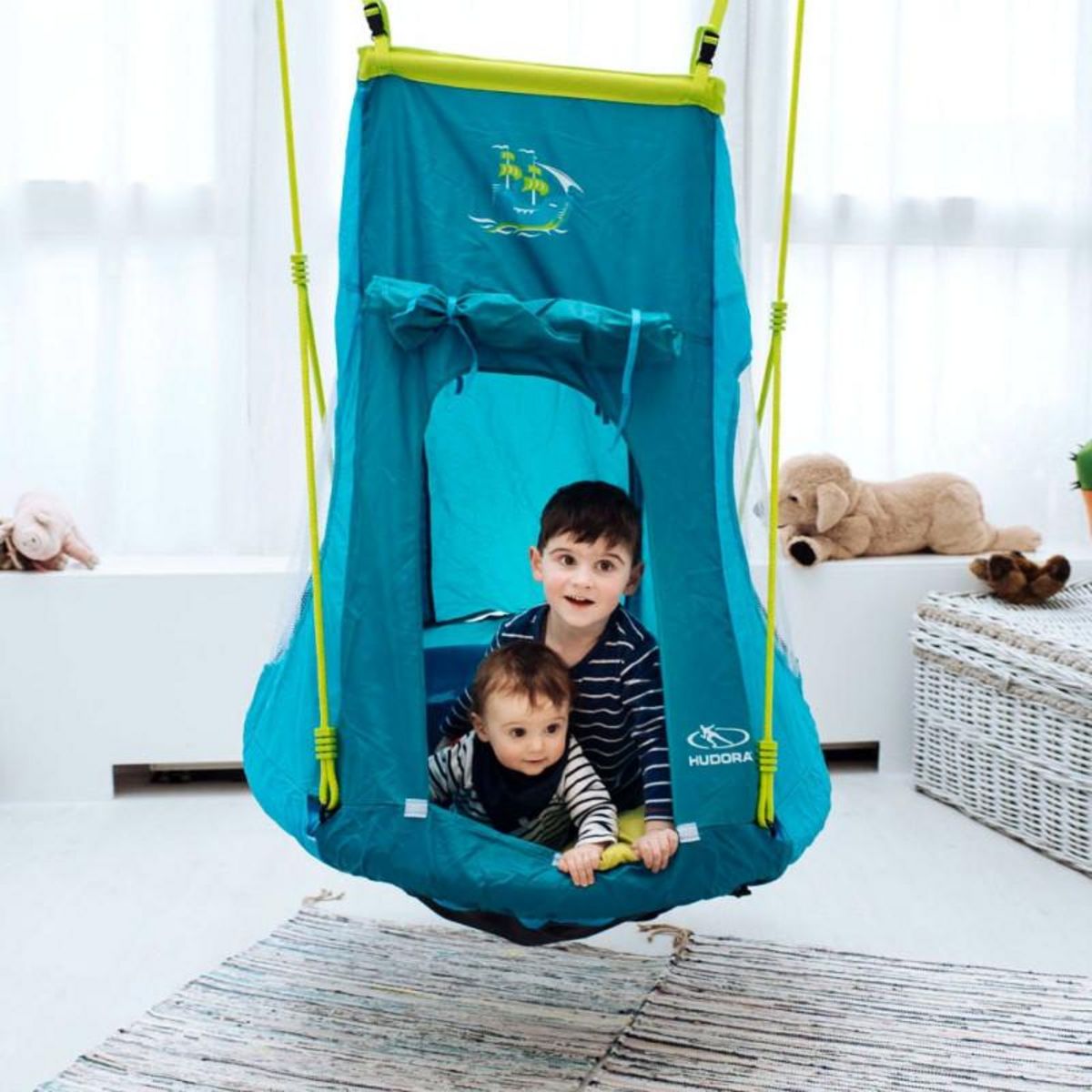 HUDORA Hudora Nest Swing Pirate with Tent
