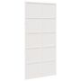 Voir la diapositive 2 : VIDAXL Porte de grange blanc 100x208 cm bois massif de pin