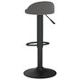 Voir la diapositive 5 : VIDAXL Tabouret de bar Gris fonce Velours