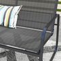 Voir la diapositive 4 : OUTSUNNY Ensemble salon de jardin 2 fauteuils canapé 2 places table basse
